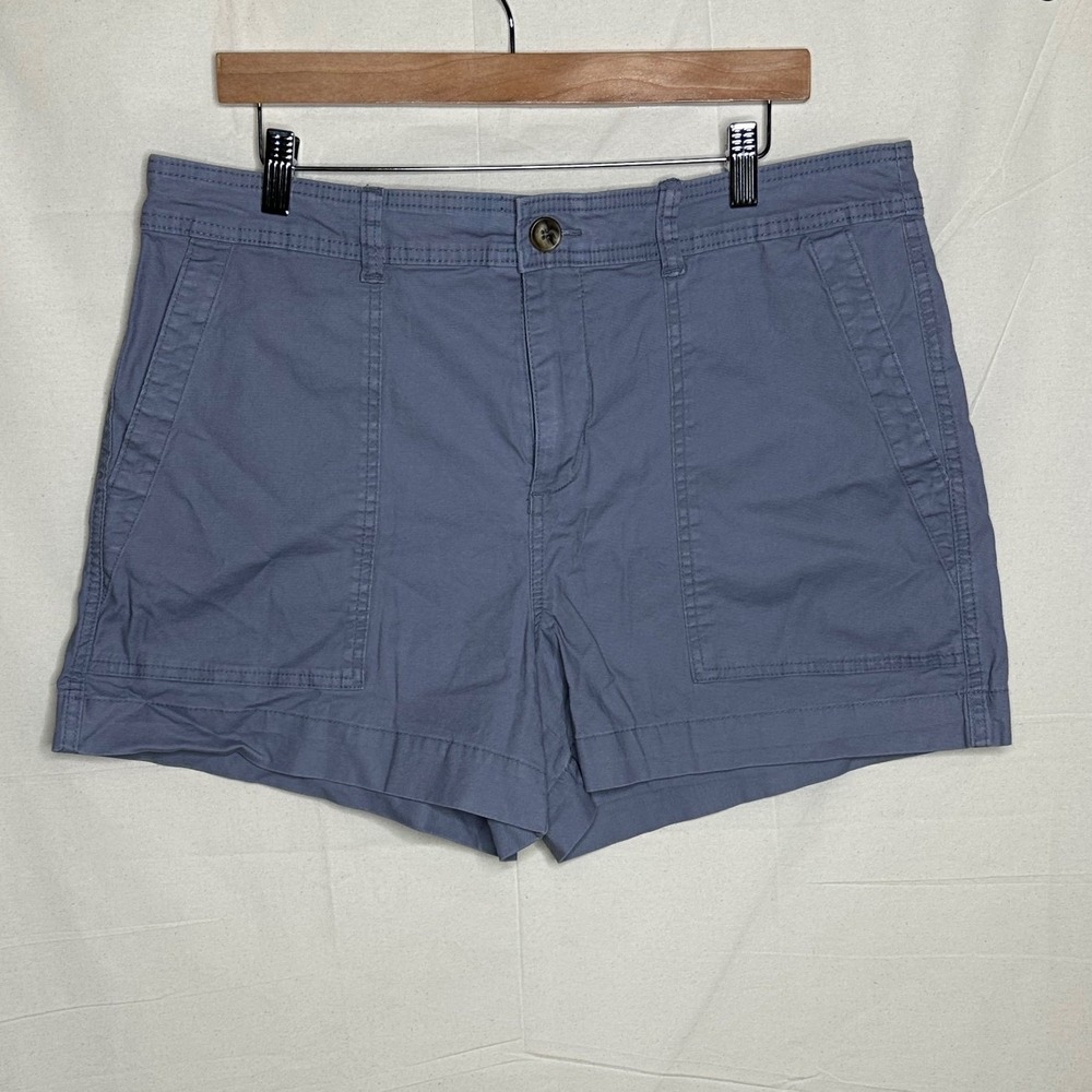 A New Day Chino Hiking Shorts size 16 Grayish/Blue